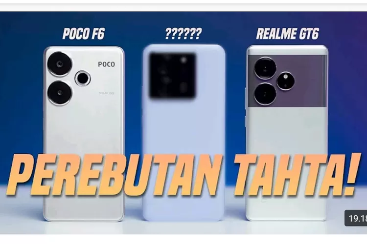 Perbandingan POCO F6 vs Realme GT6 vs Xiaomi 13T, Spesifikasi Mana yang Lebih Tinggi dan Canggih? (Foto: Youtube BestIndoTech)