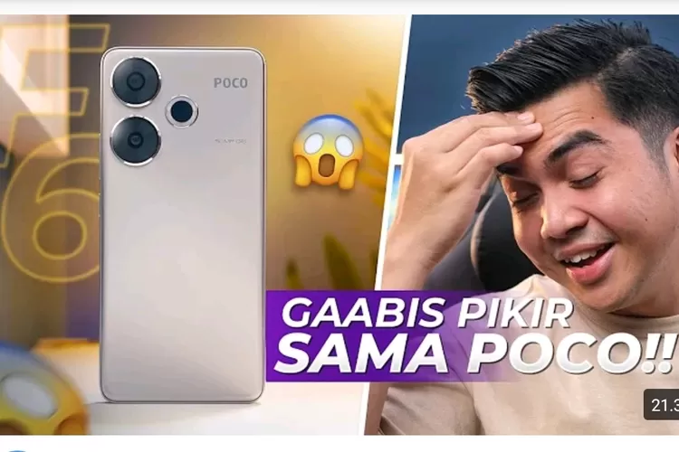 POCO Jual Poco F6 Rasa Sedekah, Spesifikasi Tinggi, Kamera Canggih, Harga Cuma Segini? Review Poco F6 (Foto: Youtube NYANTECH)