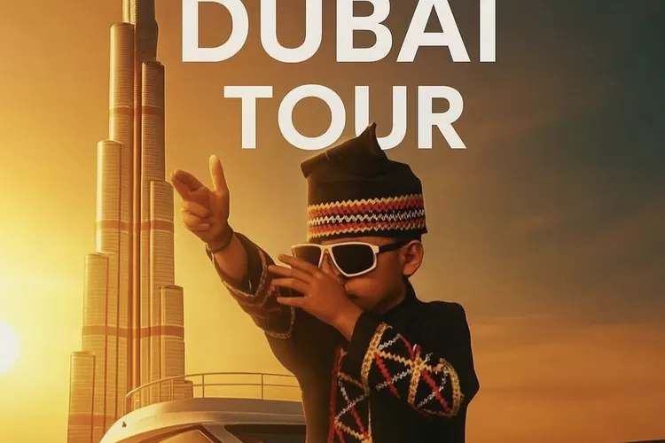 Rayyan Dhika di kapal Pacu Jalur, bersiap tur Dubai dan jumpa penggemar. (IG @officialboatkid)