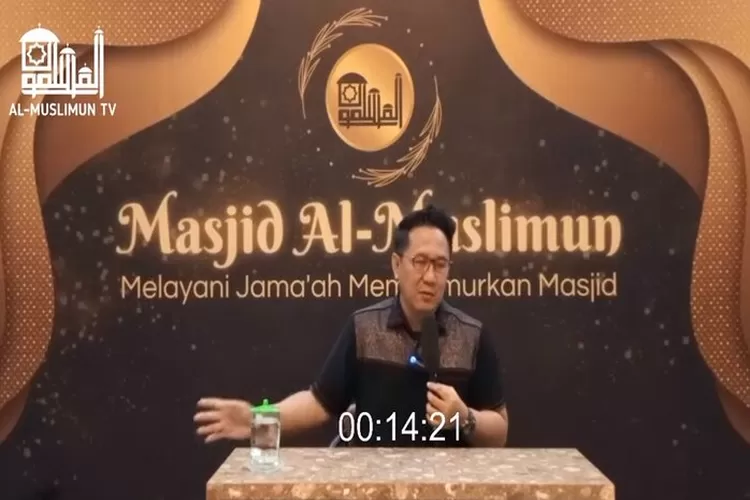 dr R Cahyono Sp Naturopathy saat memberikan kajian di sebuah masjid (Tangkap layar Youtube @almuslimuntvkotabogor)