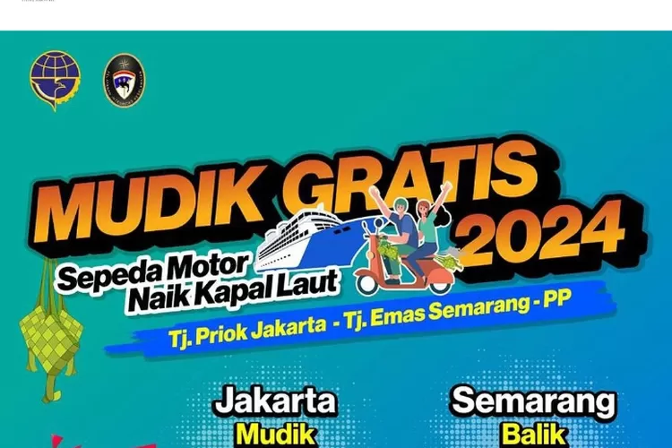 KABAR GEMBIRA! Ditjen Perhubungan Laut Buka Pedaftaran Mudik Gratis ...