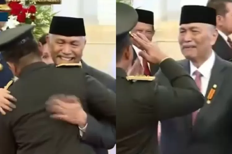 Usai Pelantikan KSAD, Jenderal Maruli Simanjuntak Dipeluk Erat Luhut ...