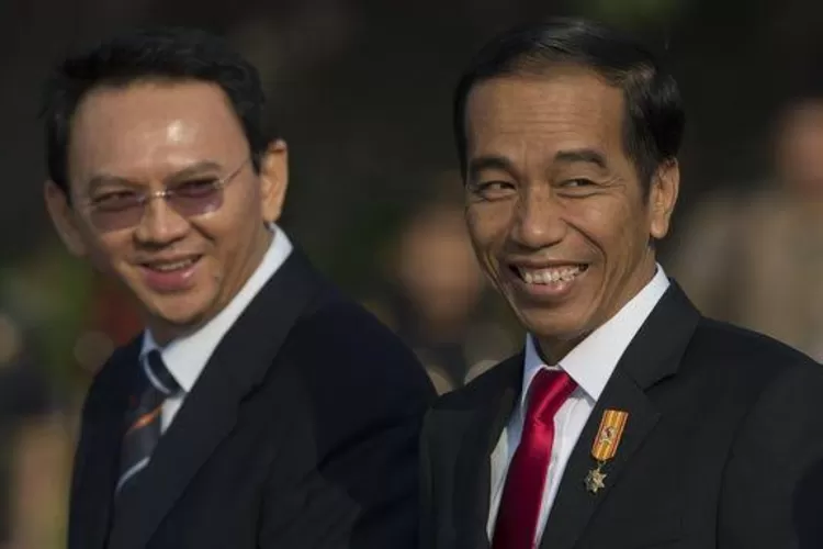  Ahok dan Jokowi. (Twitter/@BelokKiriAjaLu)