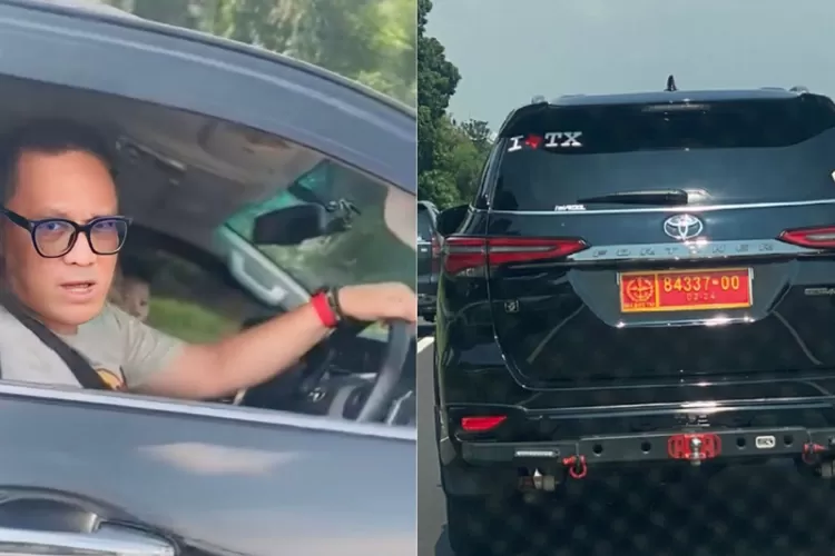 VIRAL! Pengemudi Toyota Fortuner Berplat Mabes TNI Cekcok Dengan ...