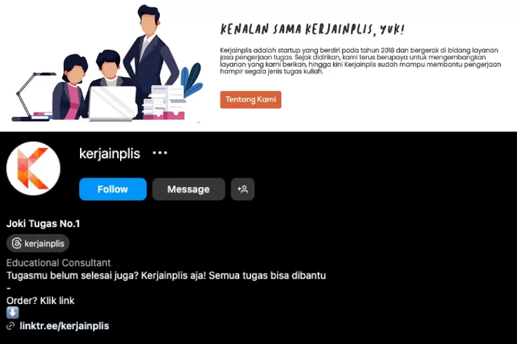 1 Startup Joki Tugas Viral di Twitter, Akun Medsos Langsung Hilang