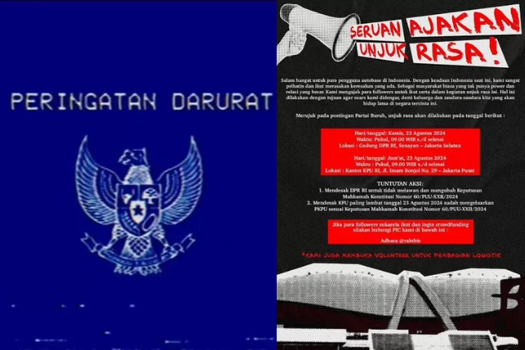 Kenapa Video Peringatan Darurat 1991 Viral di Twitter? Isu Unjuk Rasa di  DPR RI Ramai di X - Kilat