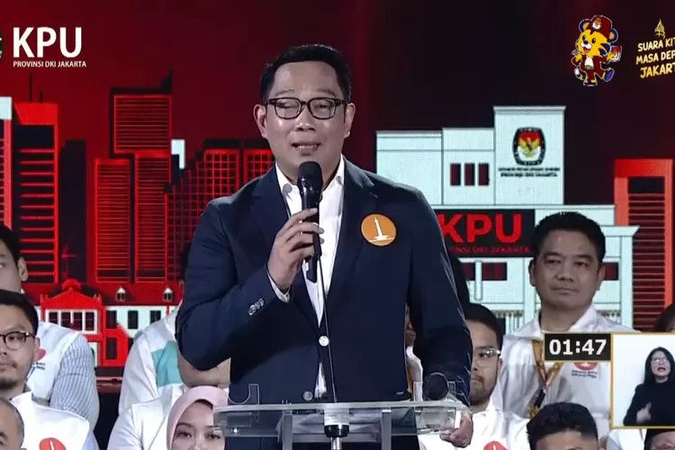 Ridwan Kamil ingin pindahkan Balai Kota ke Jakarta Utara, namun pengamat menilai akses di sana sangat buruk. Apa dampaknya? (YouTube KPU DKI Jakarta)