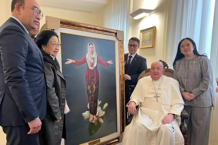 Megawati tulis surat belasungkawa atas kepergian Paus Fransiskus. (Dok. PDIP)