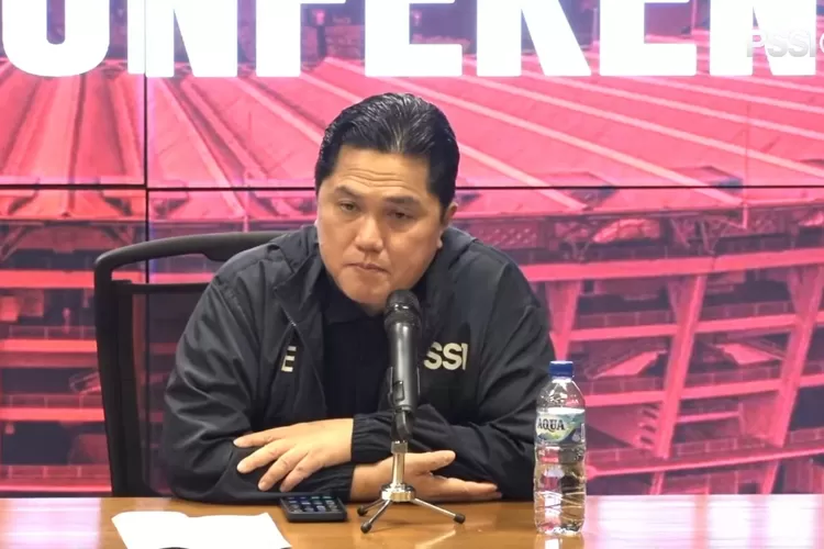 Ketum PSSI Erick Thohir mengaku akan kirim alat olahraga untuk korban banjir, panen nyinyiran netizen (X @idextratime)