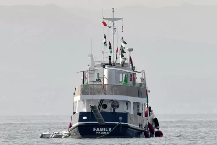 Global Sumud Flotilla yang diculik Israel. (X@indopopbase)