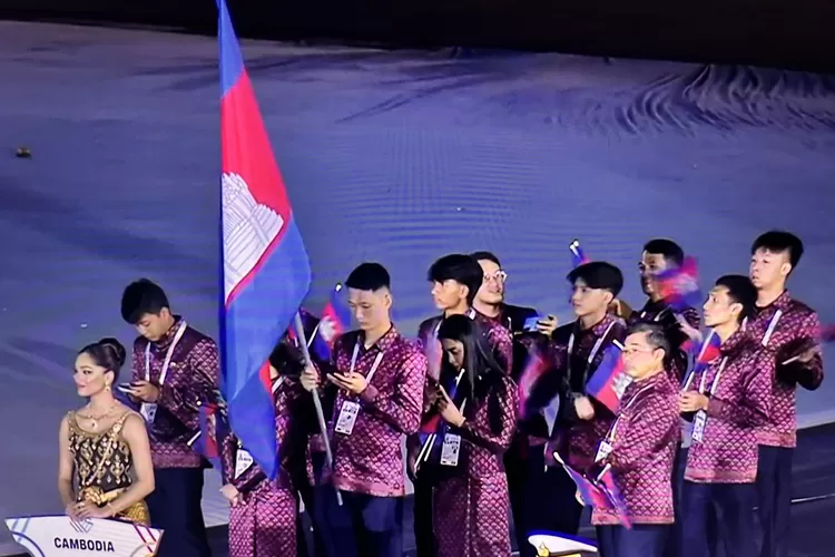 Atlet Kamboja di ajang SEA Games (tangkap layar Twitter )