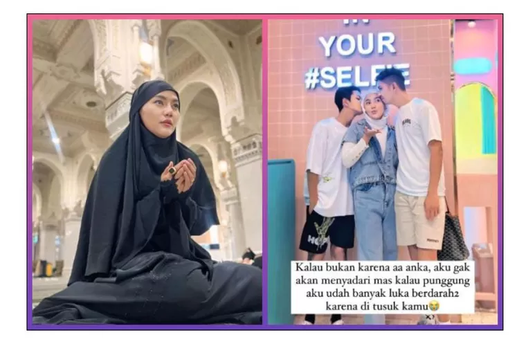 Potret Selebgram Arie Rieyanthie yang menuding suaminya Bimo Aryo Tejo telah berselingkuh usai pulang ibadah umroh.  (Herlin )
