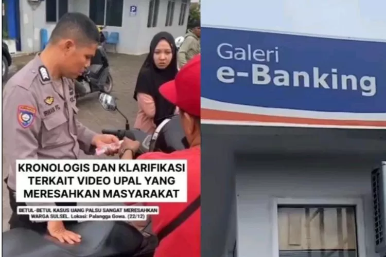 Potret kasus warga Sulsel yang bagikan video dugaan uang palsu hingga minta maaf ke publik.  (Aliffia)