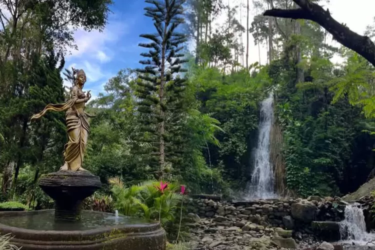 Air Terjun Roro Kuning di Desa Bajulan, Kabupaten Nganjuk,Jawa Timur. (Fot/ist)