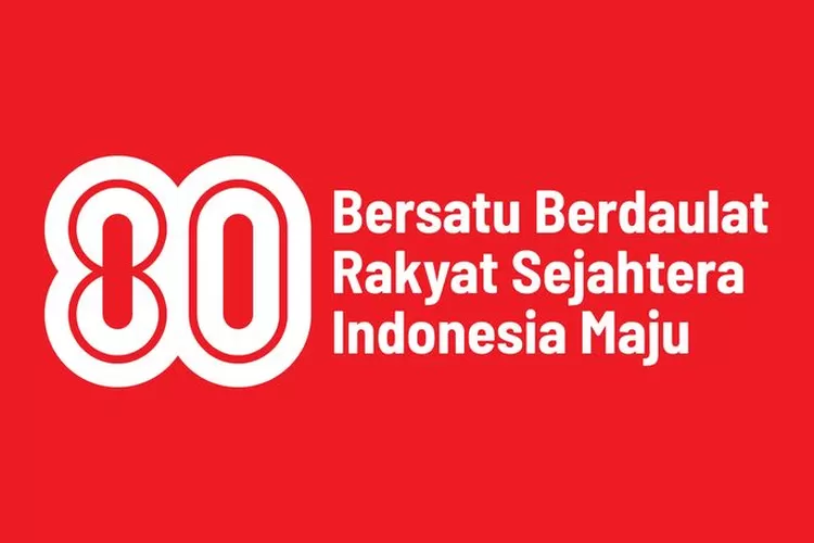 Logo HUT RI ke -80 ( Dok. Kemensetneg RI)