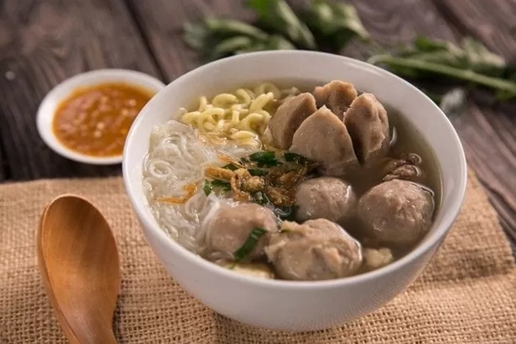 Ilustrasi Kuliner Bakso (Pinterest)