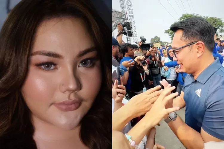 Model Lisa Mariana (kiri) dan mantan Gubernur Jabar, Ridwan Kamil (kanan) (Instagram.com / @lisamarianaaa - @ridwankamil)