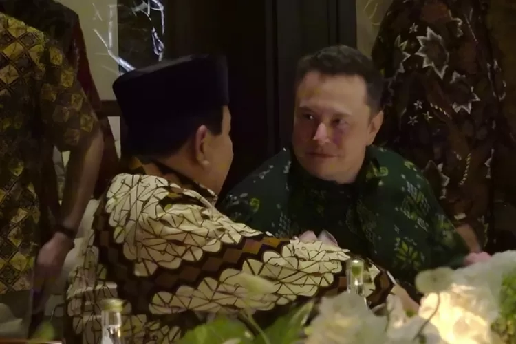 Kehangatan Pertemuan Prabowo Dan Elon Musk Di Bali - YoKalbar