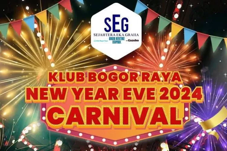 Sambut Tahun Baru 2024 dengan meriah di Klub Bogor Raya New Year Eve Carnival!  (Instagram @klubbogorraya / BandungInsider.com)