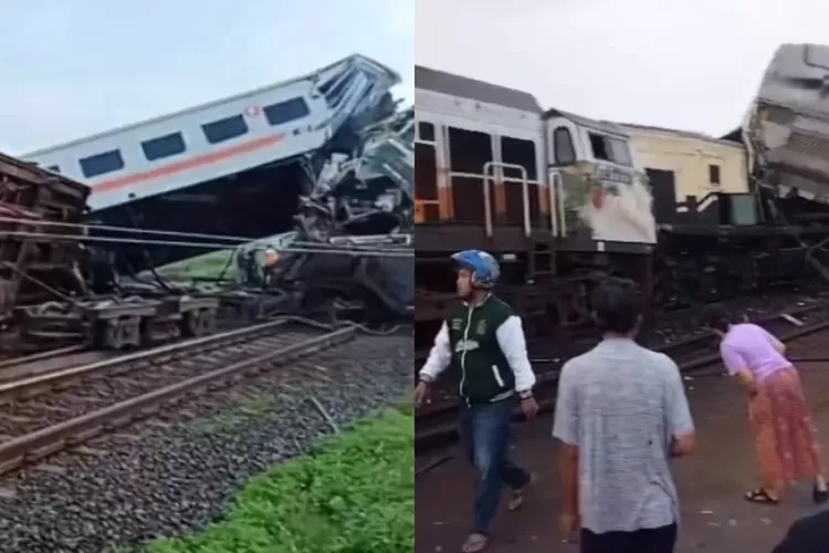 DETIK DETIK Tabrakan Kereta Api Turangga Dan KA Lokal Di Dekat Stasiun ...