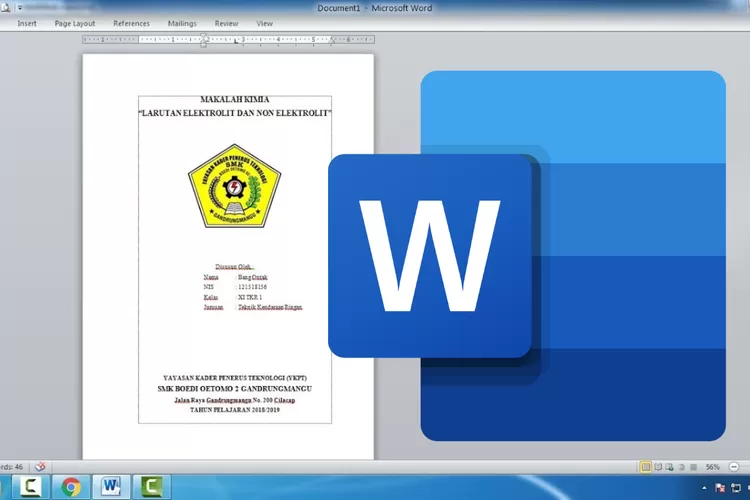 Tutorial Lengkap Cara Membuat Cover Atau Sampul Di Microsoft Word Terbaru Untuk Pemula Okeguys 9844