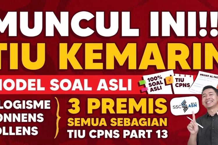 Contoh Soal TIU CPNS 2024, Strategi dan Pembahasan Silogisme Modus