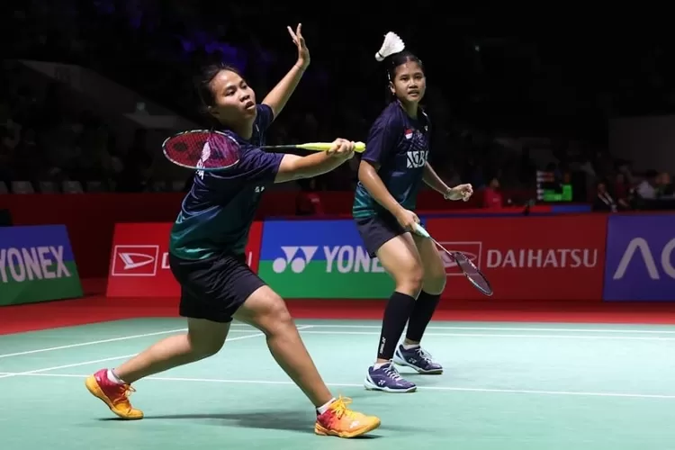 Pasangan Jesita-Febi Bikin Kejutan Kalahkan Seniornya. (Foto/Humas PP BPSI)