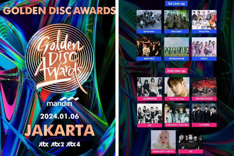 Nonton Live Streaming Red Carpet Golden Disc Awards 2024 in Jakarta