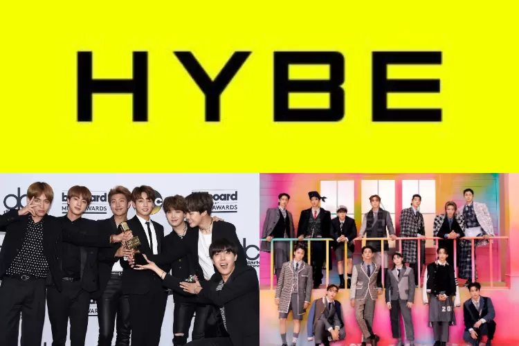HYBE diduga ciptakan fanwar BTS dengan Seventeen imbas kontroversi skill nyanyi (Kolase X @pledis_17 dan @HYBEOFFICIALtwt)