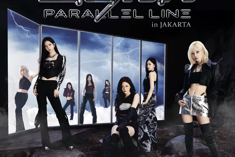 Poster konser aespa di Jakarta, PARARREL LINE (Instagram @ime_indonesia)
