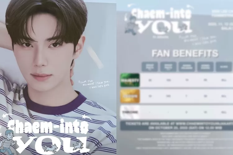 Harga tiket fanmeeting Lee Chae Min Chaem Into You Jakarta (Instagram/threemountainsave)