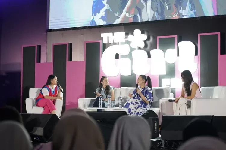The Girl Fest hari kedua di Jakarta, Minggu, 26 Mei 2024.