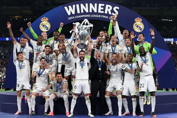 Real Madrid Menjadi Juara Liga Champions, Trofi Ke-15