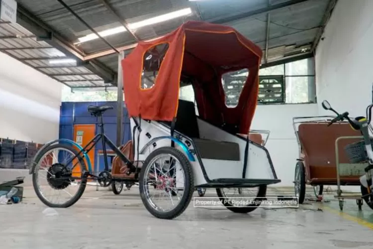 Becak Listrik (Istimewa/net)