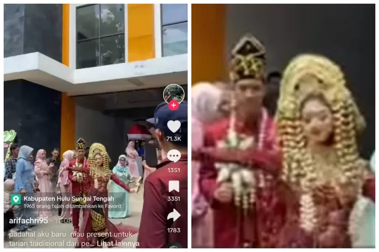 Viral Pengantin Wanita Menari Dan Diduga Kerasukan Roh Leluhur Dobrak