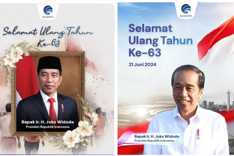 Begini Tanggapan Warganet Soal Gambar Ucapan Ultah Presiden Jokowi Dari ...