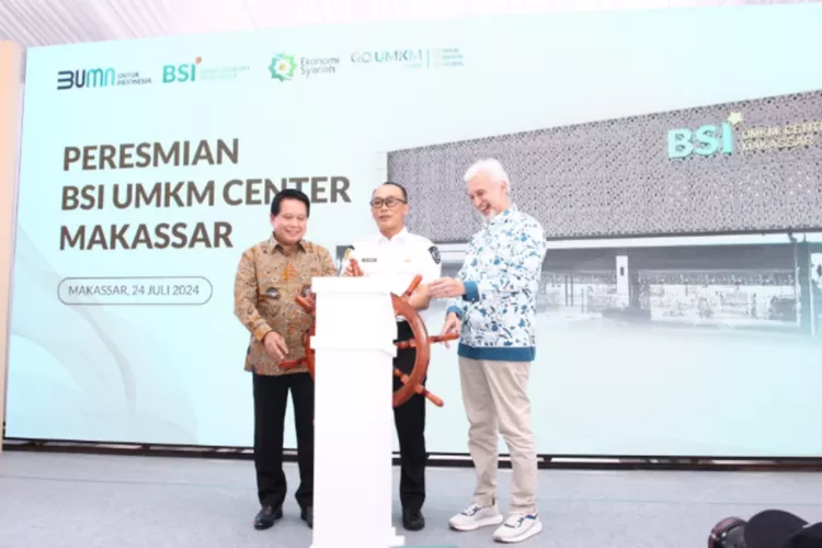 Peresmian UMKM Center di Kota Makassar oleh PT BSI Tbk. (Dok. BSI )