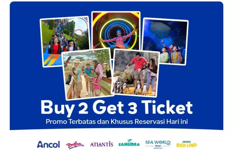 Reservasi Khusus Hari Ini! Ancol Promo Beli 2 Dapat 3 Tiket, Ini Link ...