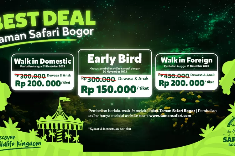 Luminous Safari Journey Taman Safari Puncak Bogor (Sumber: Taman Safari)