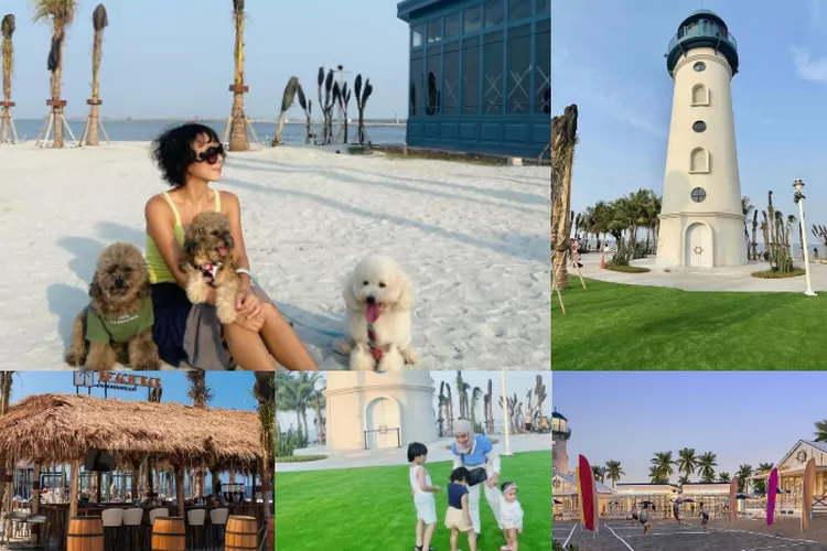 Destinasi Wisata Baru Ala Santorini Lands End PIK 2 Jakarta (Instagram)