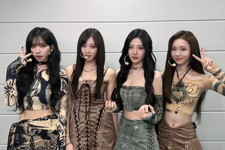 aespa dikabarkan bakal comeback bulan Mei 2024 mendatang. (Sumber: Twitter @aespa_official)