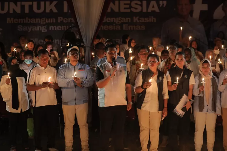 Momen Prabowo meminta Relawan Prabowo menyalakan seribu lilin