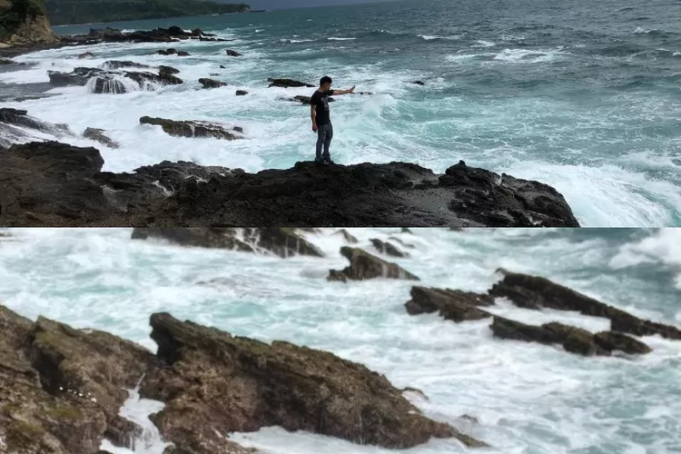 Destinasi Libur Lebaran Keluarga Pantai Karang Taraje Banten (Instagram)