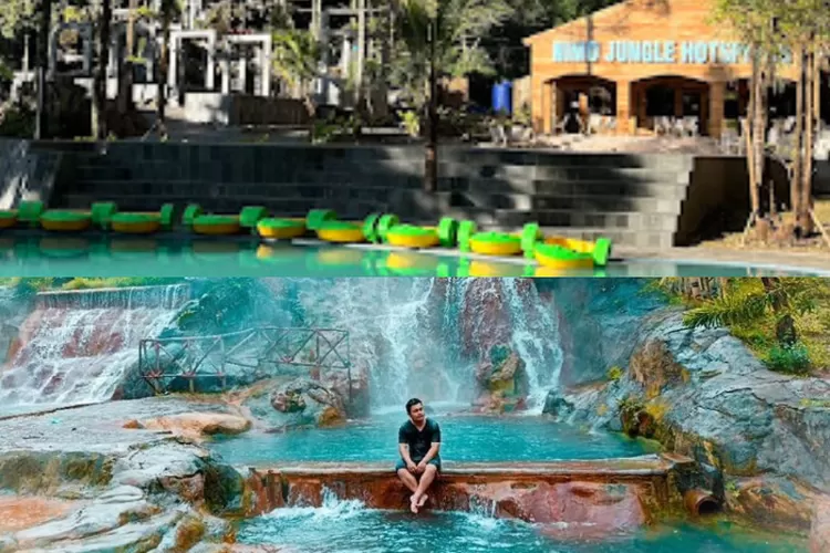 Nimo Jungle Hot Spring, pemandian air panas terbesar di Jawa Barat dan air terjun cantik (Google Bisnisku)