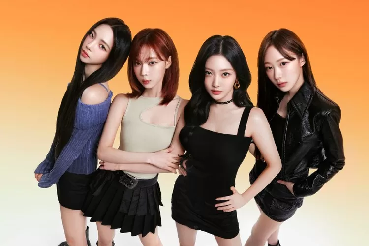 aespa, girl grup besutan SM Entertainment. (Sumber: Twitter @miseenscene_kr)