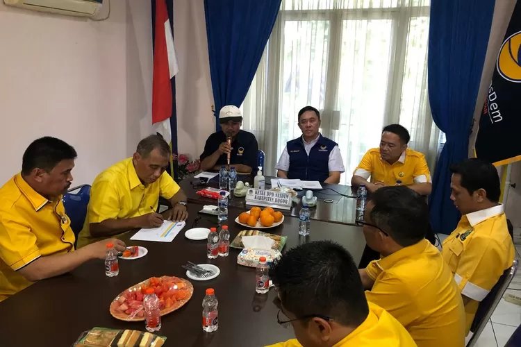 Partai Golkar jallin silahturahmi dengan Partai NasDem dalam rangka Pilkada Kabupaten Bogor