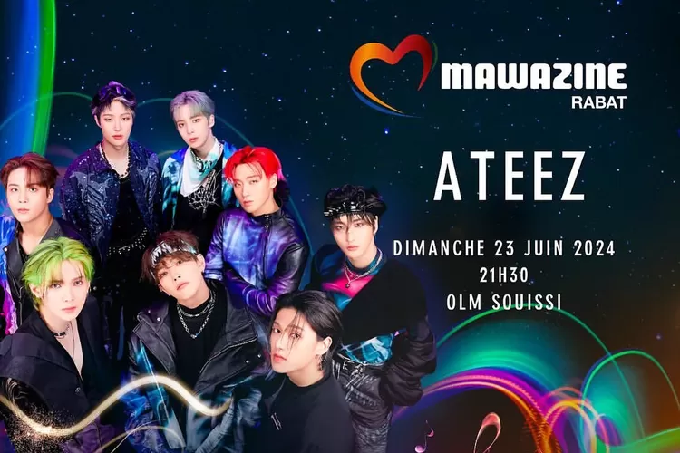 ATEEZ akan menjadi headliner di Festival musik internasional terbesar MAWAZINE (Instagram/@fyi.korea)