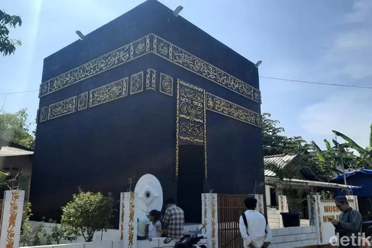Musala berbentuk ka'bah yang berdiri di Desa Trangkil Kecamatan Trangkil, Pati (Dian Utoro Aji/detikJateng)
