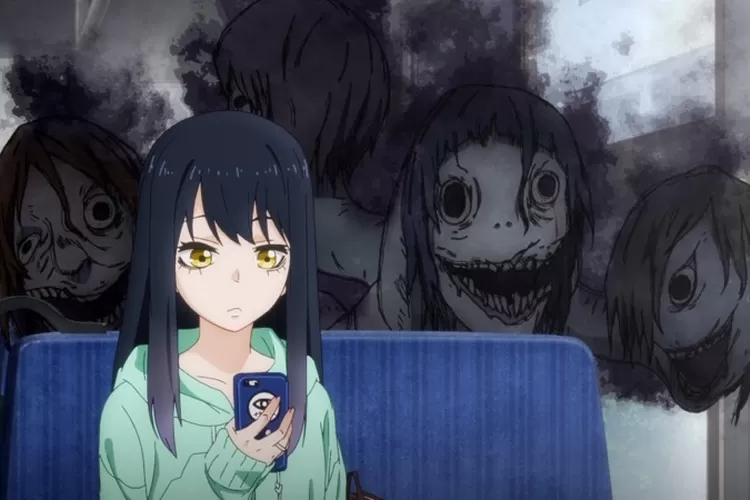 review anime Mieruko chan (Sumber : IMDb)