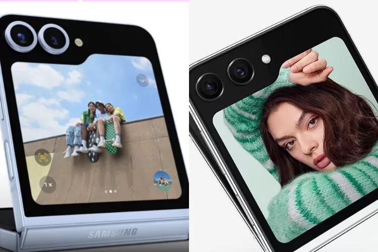 Samsung Galaxy Z Flip 5 (Kiri) dan Samsung Galaxy Z Flip 6 (Kanan) (Foto/Samsung.com)
